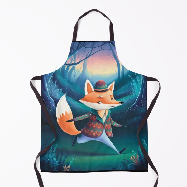 Artikelvorschau, Wunderlicher Fuchs. Niedlicher Fantasiefuchs, magischer Wald, zauberhaftes Waldland, Vintage-Fuchs entworfen und verkauft von FoxVibes.