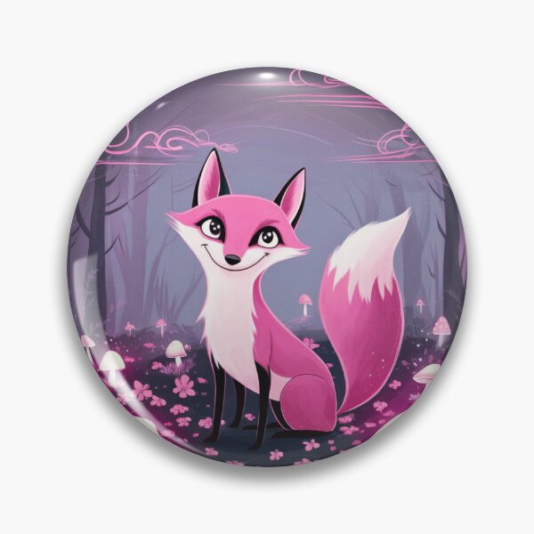 Item preview, Whimsical Fox. Fantasy cute fox, magical forest, enchanting woodland, vintage fox designed and sold by FoxVibes.
