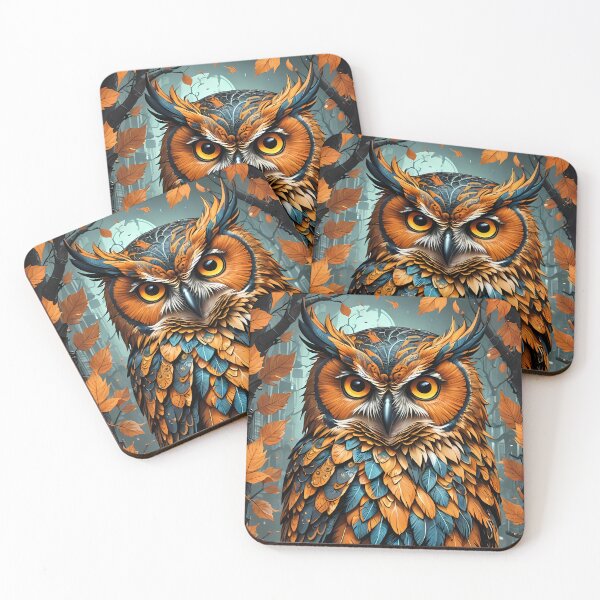 Item preview, Autumn Owl, Ai Generated Art  designed and sold by ACC .