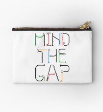Mind the Gap - London Tube Inspired Font Studio Pouch