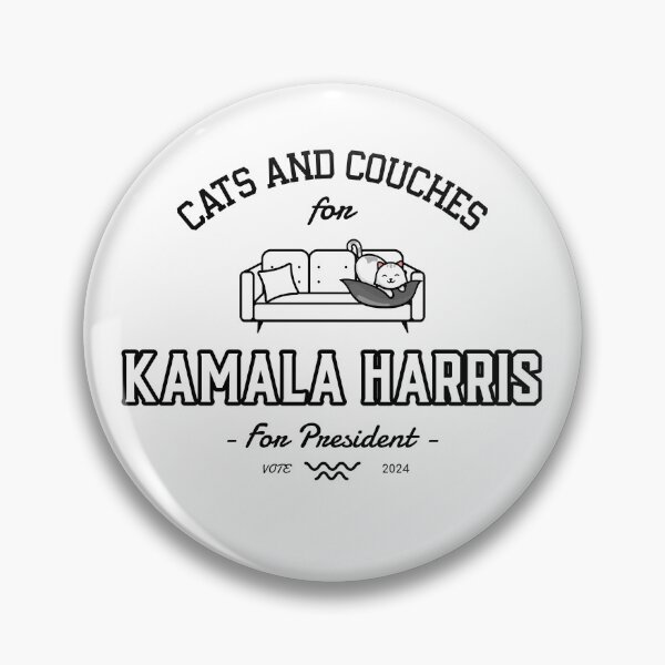 Item preview, Cats and Couches for Kamala T-Shirt designed and sold by GuesthozGraphix.