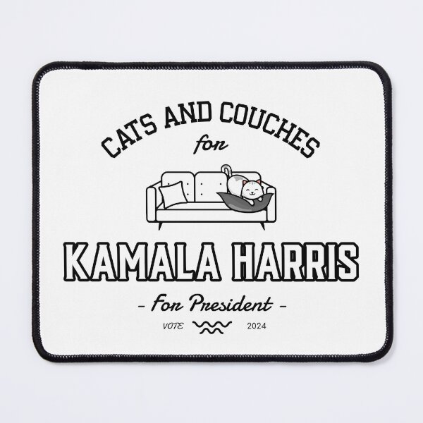 Item preview, Cats and Couches for Kamala T-Shirt designed and sold by GuesthozGraphix.