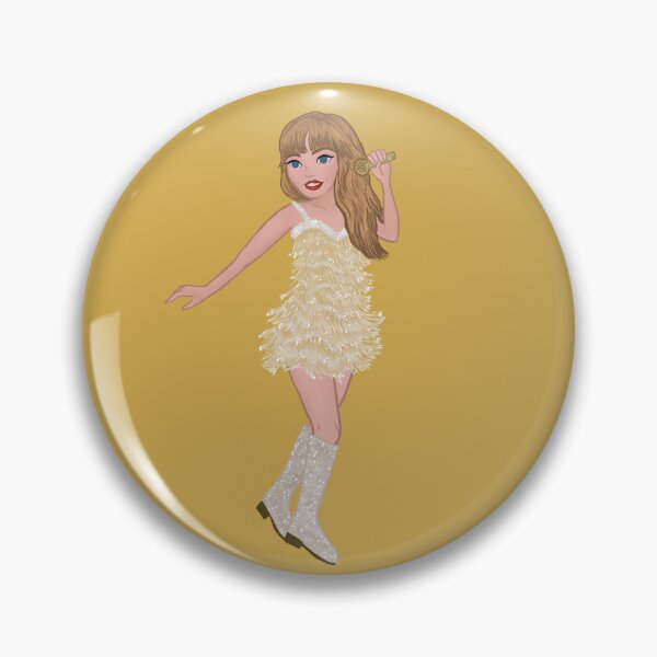 Item preview, The Eras Tour Fearless gold dress designed and sold by craftthopper.
