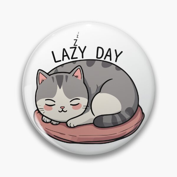 Item preview, Sleeping cat lazy day designed and sold by OlvadDesigns.