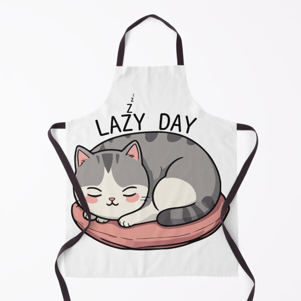Item preview, Sleeping cat lazy day designed and sold by OlvadDesigns.