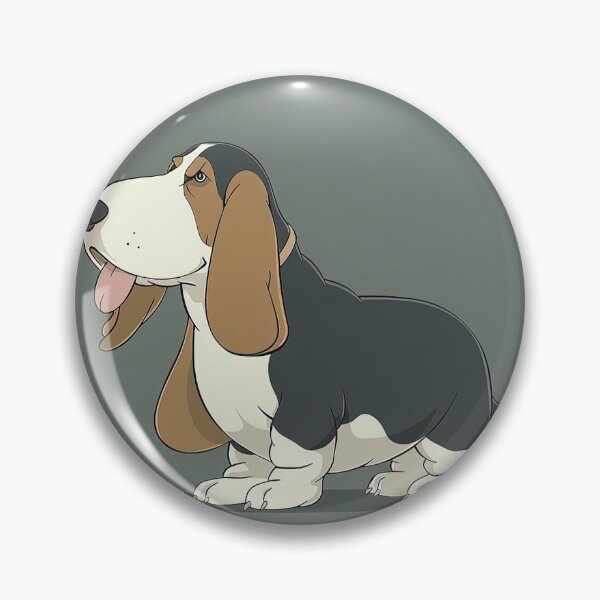 Item preview, Basset Hound | Anime style designed and sold by ComicsFactory.