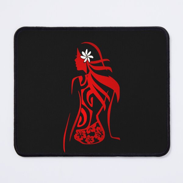 Item preview, VIRGO - Zodiac (red - Polynesian style) designed and sold by Nesian-Tahiti.