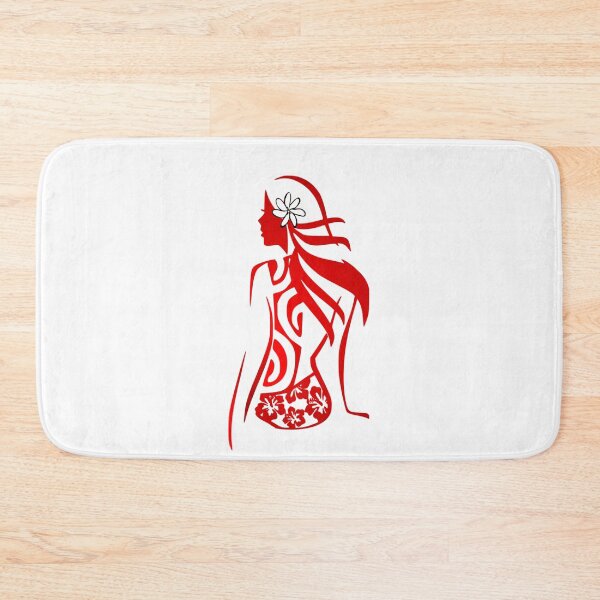 Item preview, VIRGO - Zodiac (red - Polynesian style) designed and sold by Nesian-Tahiti.