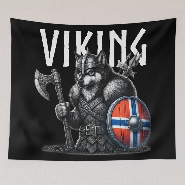 Item preview, Viking Norwegian Elkhound Warrior Ready for Valhalla designed and sold by HolidayT-Shirts.