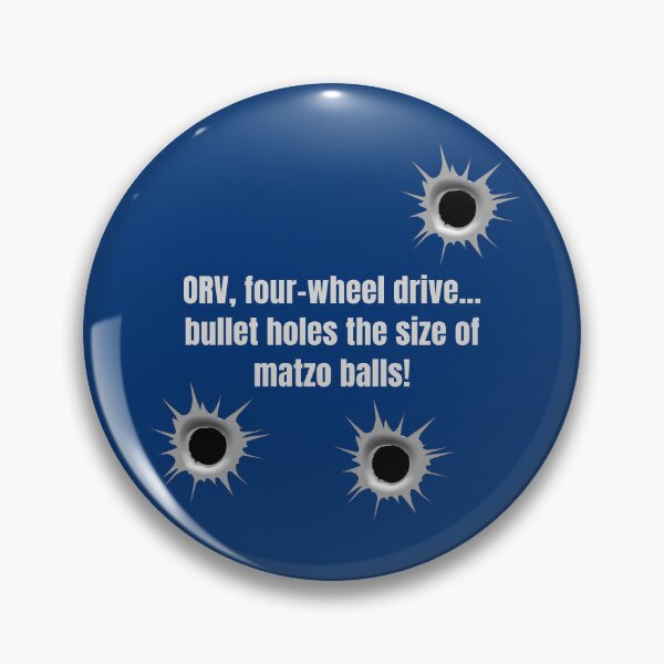 Item preview, Bullet Holes Matzo Balls Design designed and sold by StargirlsPop.