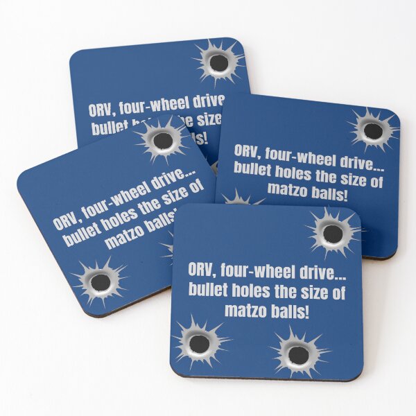 Item preview, Bullet Holes Matzo Balls Design designed and sold by StargirlsPop.