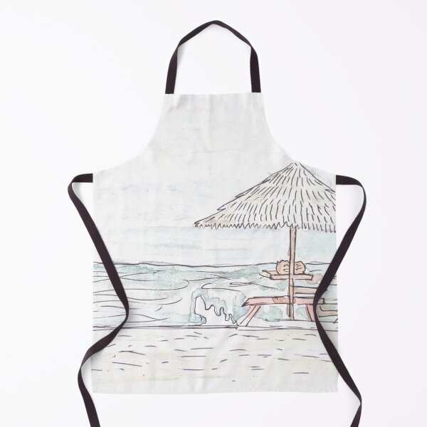 Item preview, Abruzzo Beaches Watercolor Illustration designed and sold by kriti130.