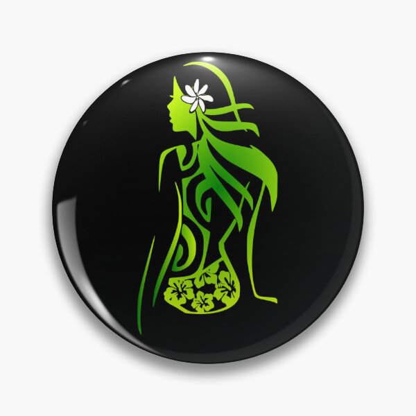 Item preview, VIRGO - Zodiac (lime green - Polynesian style) designed and sold by Nesian-Tahiti.