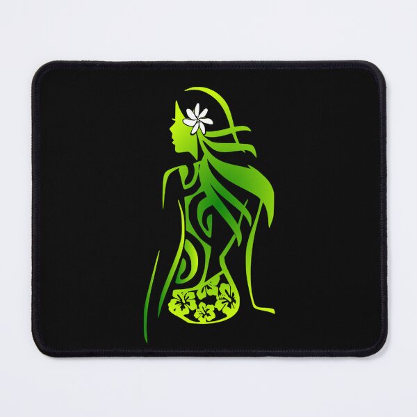 Item preview, VIRGO - Zodiac (lime green - Polynesian style) designed and sold by Nesian-Tahiti.