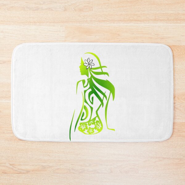 Item preview, VIRGO - Zodiac (lime green - Polynesian style) designed and sold by Nesian-Tahiti.