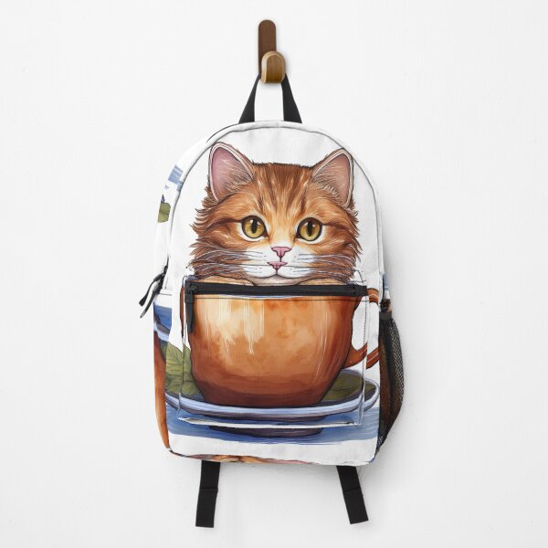 Item preview, Cat in a Coffee Cup designed and sold by ArtsyAbode66.