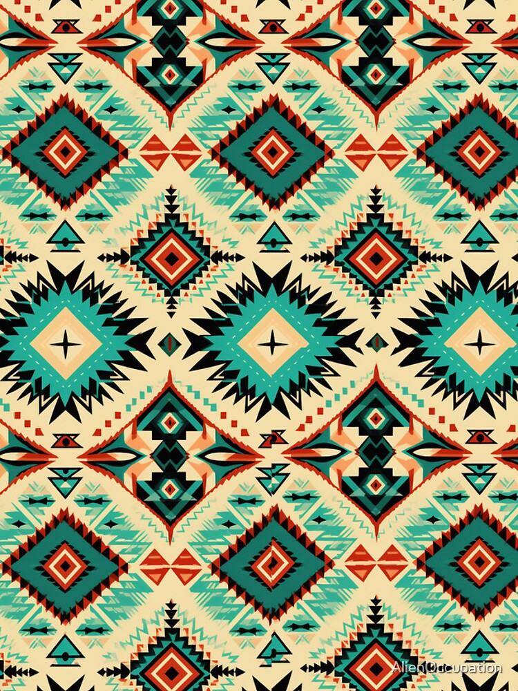 Thumbnail 4 of 4, iPhone Case, Aztec Print All Over Pattern Design designed and sold by AlienOccupation.
