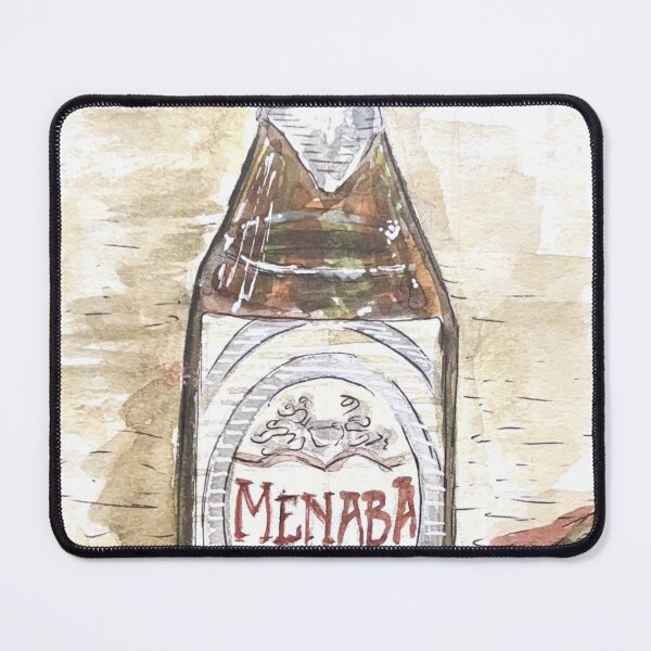 Item preview, Menabrea Beer Watercolor Illustration designed and sold by kriti130.