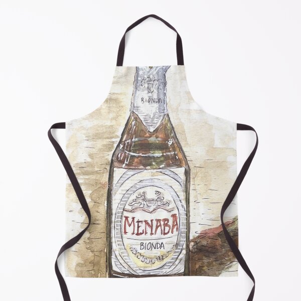 Item preview, Menabrea Beer Watercolor Illustration designed and sold by kriti130.