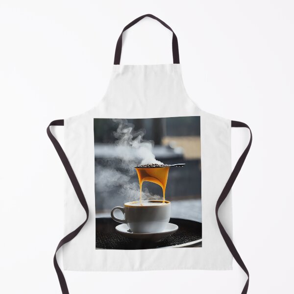 Aperçu de l'œuvre Tasse fumante de café noir et riche créée et vendue par Sijtipat.