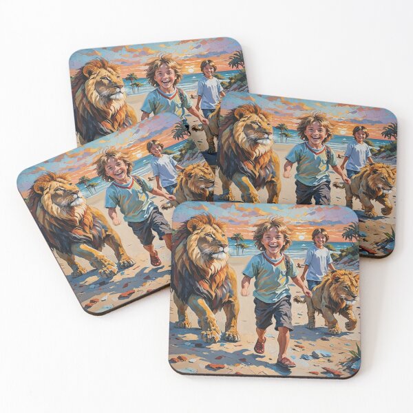 Item preview, Paradise Beach Children's Lions designed and sold by IvaRenee.