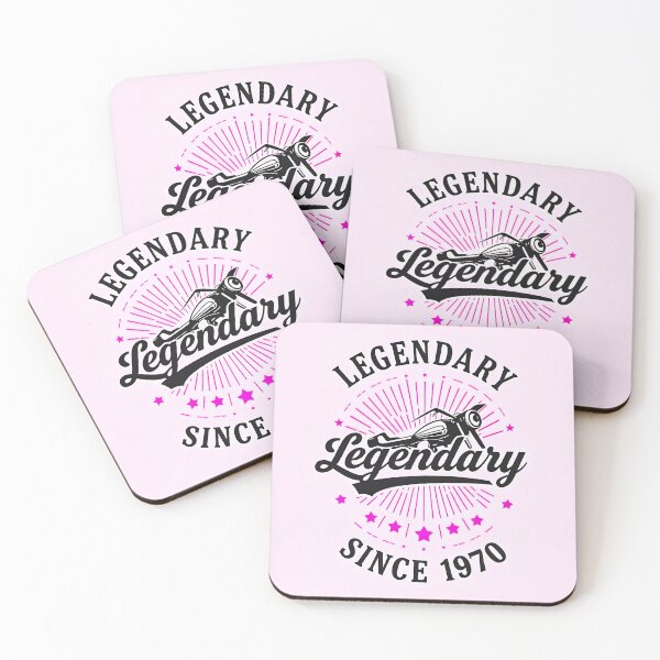 Item preview, Legendary Since 1970 Cool Birthday Quote designed and sold by TheArtOfPat.