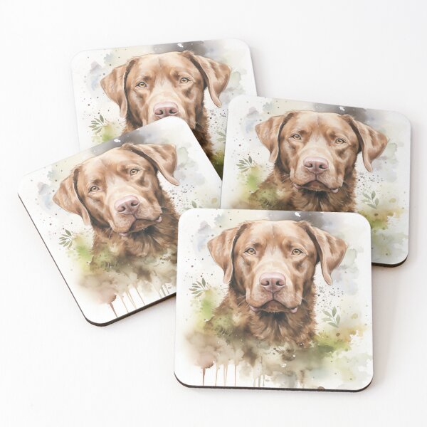 Item preview, Watercolor Portrait of Chesapeake Bay Retriever designed and sold by Samuelsboro.