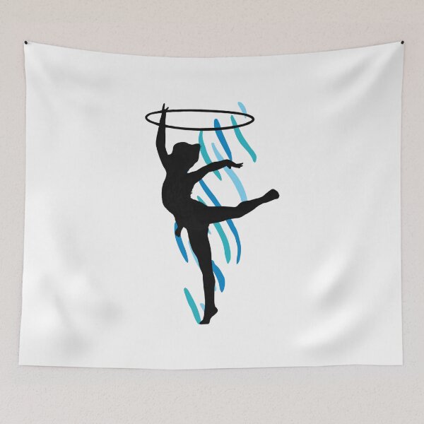 Item preview, Rhythmic Gymnastics Back Attitude with Hoop designed and sold by DSurwill.