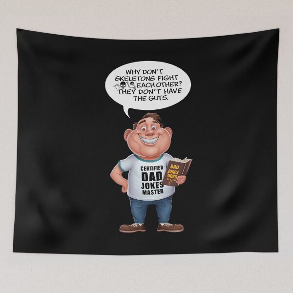 Item preview,  Certified Dad Jokes Master - Funny Dad designed and sold by Taans-Creation.