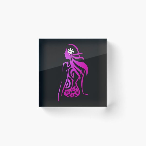 Item preview, VIRGO - Zodiac (purple - Polynesian style) designed and sold by Nesian-Tahiti.