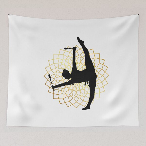 Item preview, Rhythmic Gymnastics Side Scale with Clubs designed and sold by DSurwill.