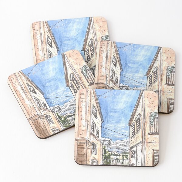 Item preview, Tortoreto Watercolor Illustration designed and sold by kriti130.