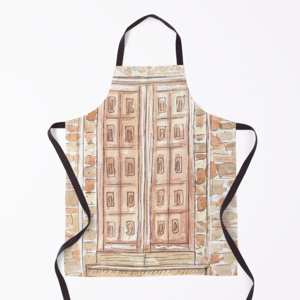 Item preview, Door of Tortoreto Watercolor Illustration designed and sold by kriti130.