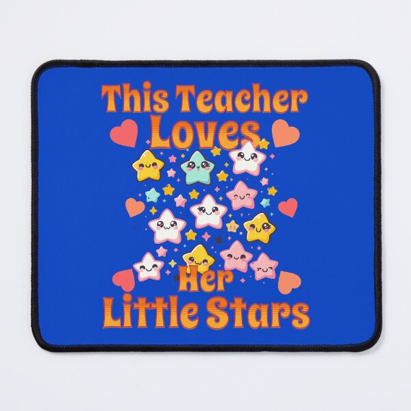 Item preview, This Teacher Loves Her Little Stars designed and sold by NuttySqueaky.