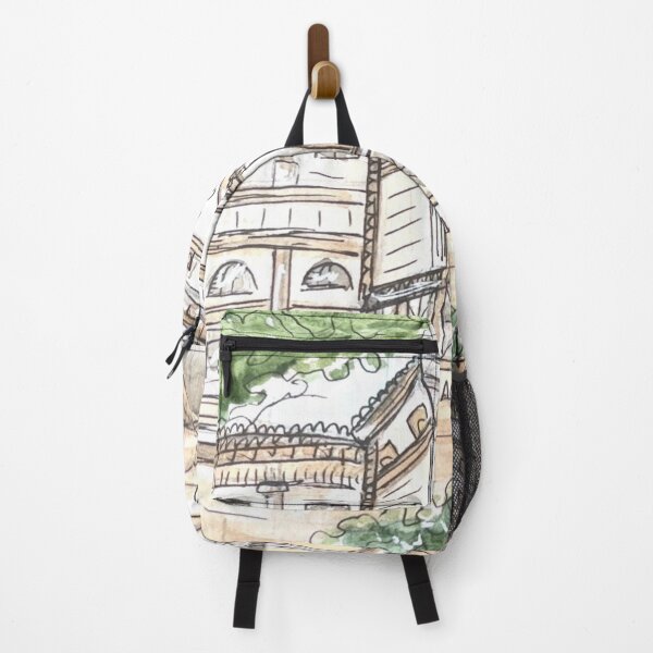 Item preview, Acquario Romano Watercolor Illustration designed and sold by kriti130.