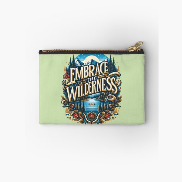 Item preview, Embrace the Wilderness, typography designed and sold by maxmaj.