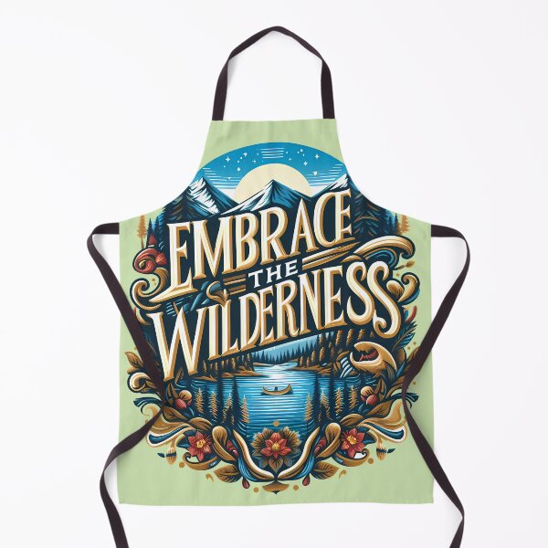 Item preview, Embrace the Wilderness, typography designed and sold by maxmaj.