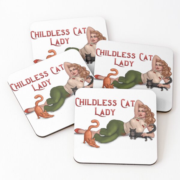 Item preview, Childless cat lady p designed and sold by RenegadeBetties.