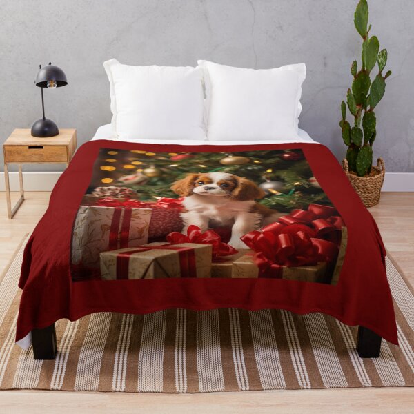 Item preview, Christmas Cavalier King Charles Spaniel designed and sold by Samuelsboro.