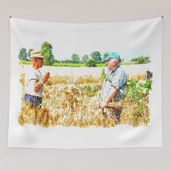 Item preview, Two farmers designed and sold by Giuseppe Cocco.