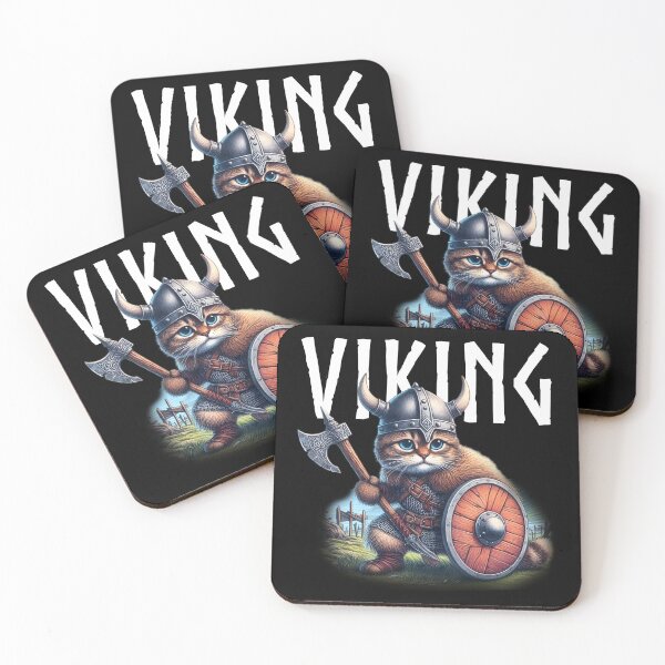 Item preview, Viking Cat Warrior of Norse Legend designed and sold by HolidayT-Shirts.