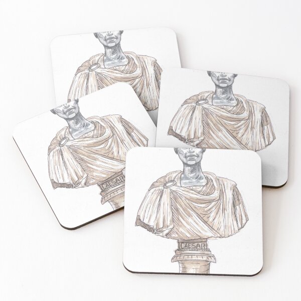 Item preview, Julius Caesar Sculpture Watercolor Illustration designed and sold by kriti130.