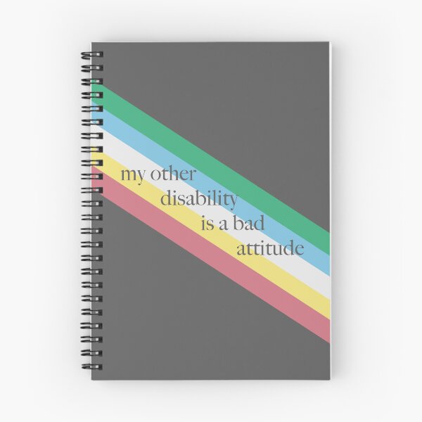 Item preview, My Other Disability Is A Bad Attitude designed and sold by HalfMoonWorks.