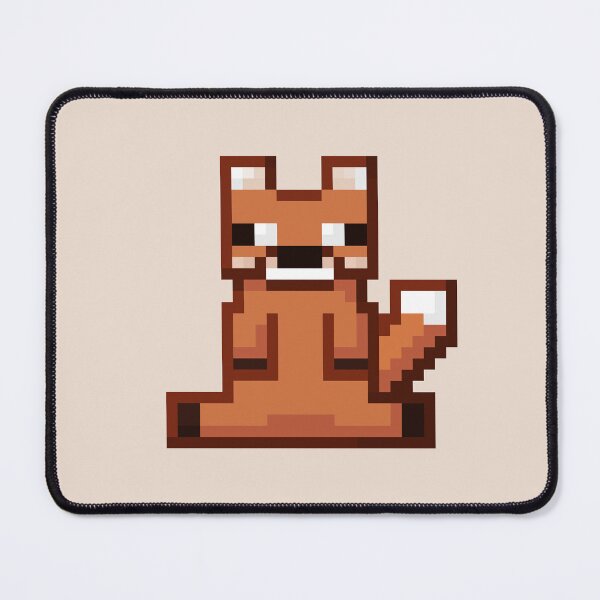 Item preview, Minecraft Fox Pixel Art designed and sold by PixelArtHeaven.