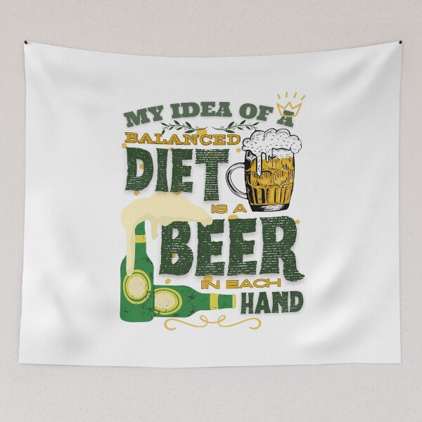 Item preview, A Balanced Beer Diet designed and sold by UNK-Fatigues.