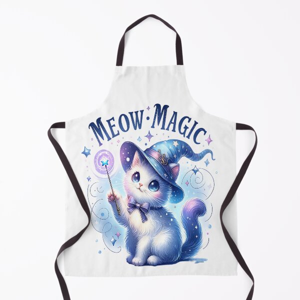 Item preview, Meow Magic Cute Wizard Cat designed and sold by Taans-Creation.