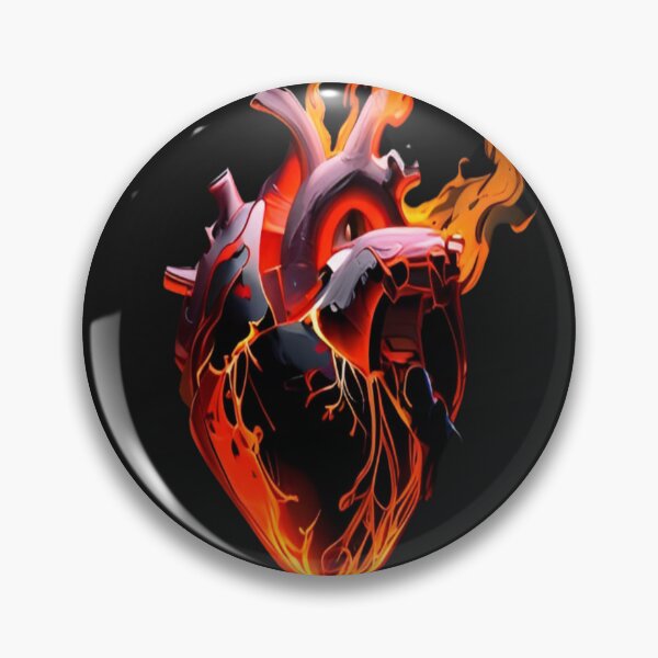 Item preview, heart of burning iron designed and sold by R-market.