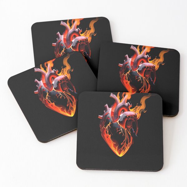 Item preview, heart of burning iron designed and sold by R-market.