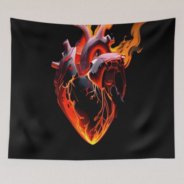 Item preview, heart of burning iron designed and sold by R-market.