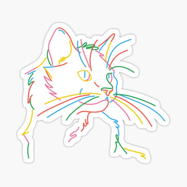 Item preview, Colorful woolen lines cats designed and sold by Galaxy-silver.